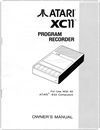 Atari XC11 Program Recorder Owner's Manual Manuals